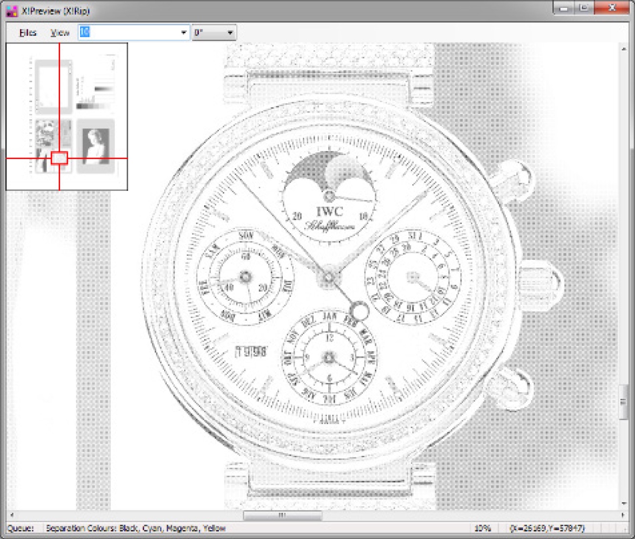 Visualisieren einer Separation